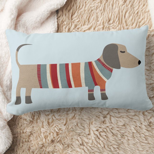 Almofada Lombar Cão de Enchimento (Fun Dachshund Wiener Sausage Dog lumbar pillow)