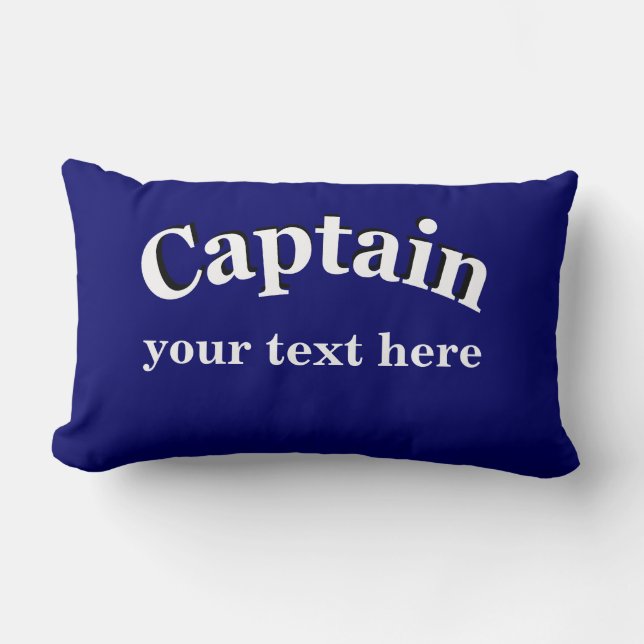 Almofada Lombar Captain para personalizar (Frente)
