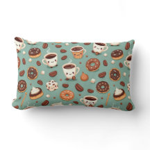 Caracteres de café em forma de café