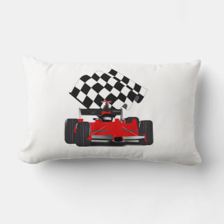 Almofada Lombar Carro Race Vermelho com Sinalizador Verificado