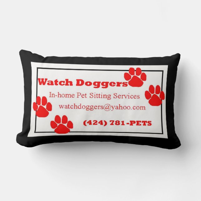 Almofada Lombar Cartão de visita (Frente)