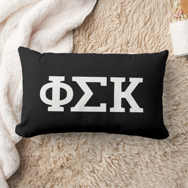 Almofada Lombar Cartas Phi Sigma Kappa (Cobertor)