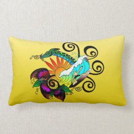 Almofada Lombar Cartoon Surfer Dude