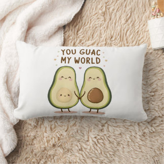 Almofada Lombar Casal Cute Avocado