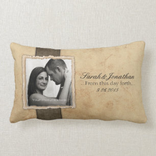 Almofada Lombar Casamento vintage Russo de Fotografia Noivado