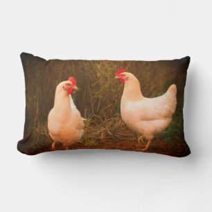 Almofada Lombar Castanho Funky Hen Hy-Line Silver Brown