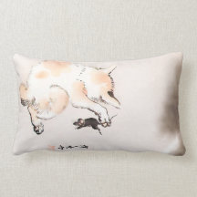 CAT E RATO por Kyosai Kawanabe)