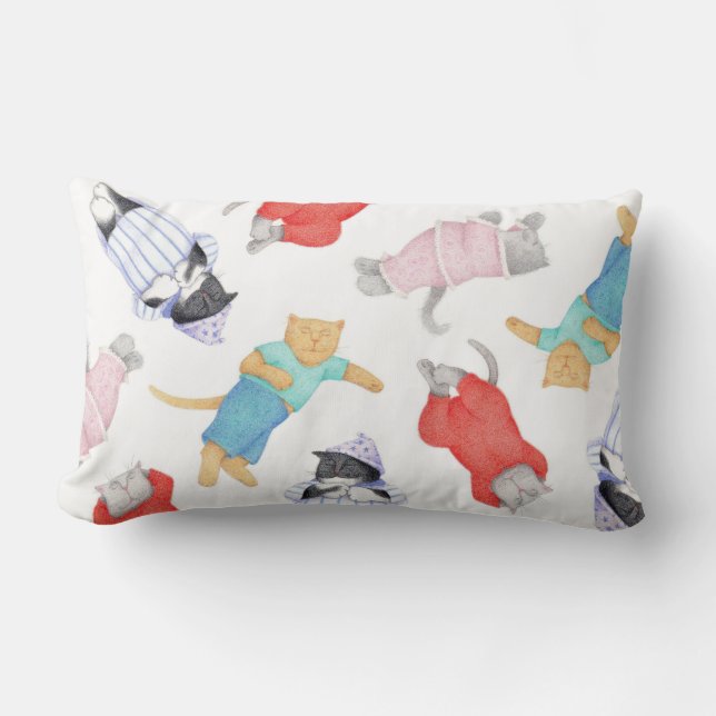 ALMOFADA LOMBAR CATS PAJAMAS (Frente)