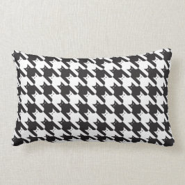 Almofada Lombar CatsTooth preto e branco