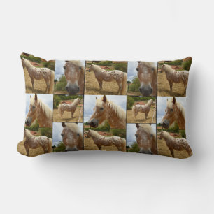 Almofada Lombar Cavalo Appaloosa, Cushion Lumbar De Colagem De Fot