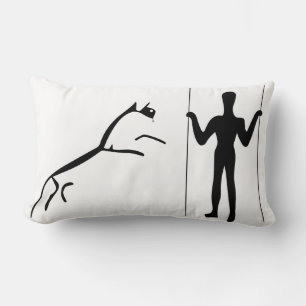 Almofada Lombar Cavalo Branco Uffington - Homem Longo