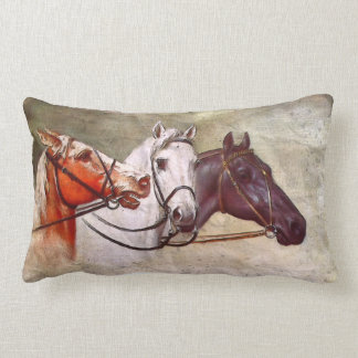 Almofada Lombar Cavalo Vintage equestre travesseiro decorativo