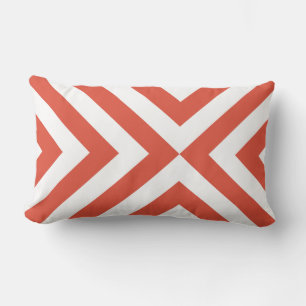 Almofada Lombar Cavalos Laranja e Branco