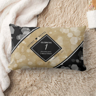 Almofada Lombar Celebração do Aniversário de Casamento de Papel