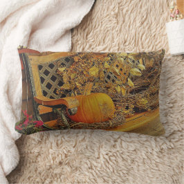 Almofada Lombar Cena de Queda - Pumpkin e Bitterdoces Vinha no Ban