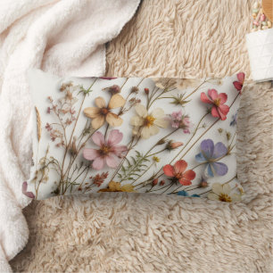 Almofada Lombar Cesto de armazenamento de flores silvestres da Qil
