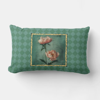Almofada Lombar Charming Cottage Style Peony Impressão