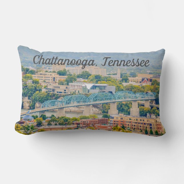 Almofada Lombar Chattanooga, Tennessee Skyline (Frente)
