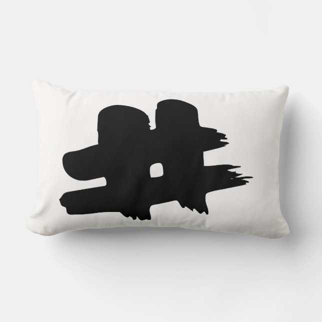 Almofada Lombar # chave da libra do sinal de número do símbolo de (Frente)