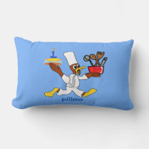 Chef Ducky Kazoo Por favor, não jogue Travesseiro
