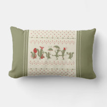 Cherries Jubilee Lumbar Travesseiro decorativo