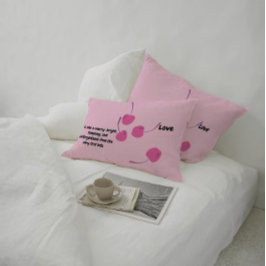 Almofada Lombar Cherry Love – Pop Art Cherries - Valentine’s Day