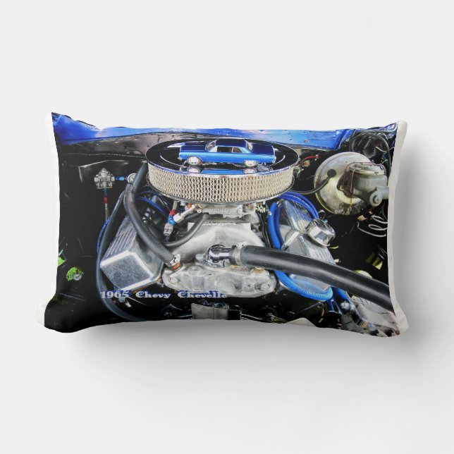 Almofada Lombar Chevy Chevelle Blue 1965 (Frente)