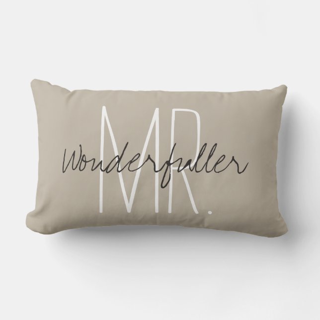 Almofada Lombar CHIQUE PILLOW_MR… Wonderfuller " (Frente)