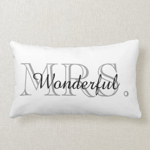 ALMOFADA LOMBAR CHIQUE PILLOW_ " SRA. MARAVILHOSO "