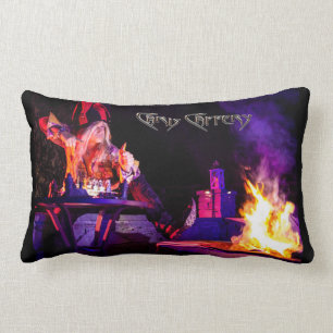 Almofada Lombar Chris Caffery Jester com Travesseiro Firepit Lumba