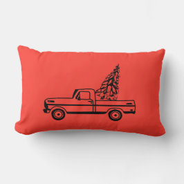 Almofada Lombar Christmas tree truck