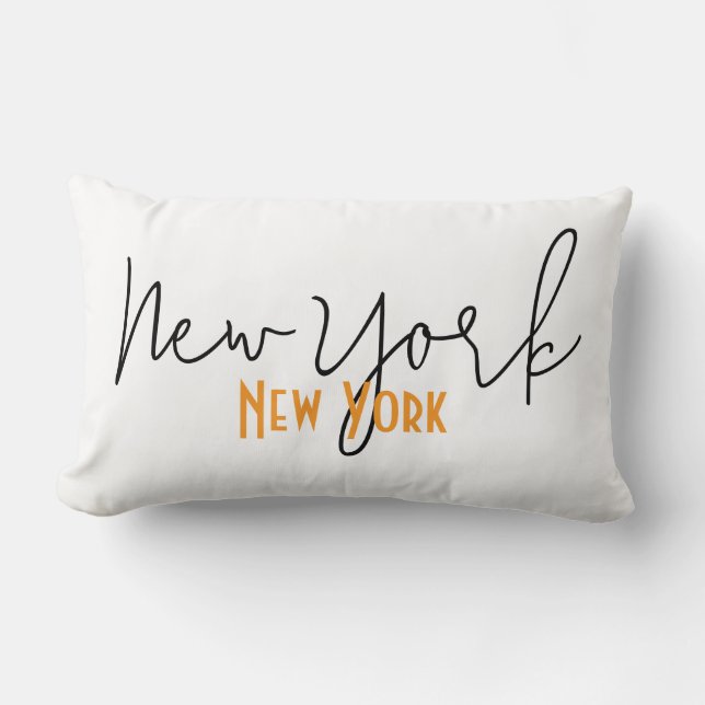 Almofada Lombar Cidade de Nova York, Souvenir de Nova York (Frente)
