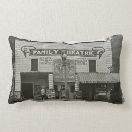 Almofada Lombar Cinema da família do cinema do vintage