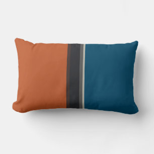 Almofada Lombar Cinza na moda prateada Marinho Laranja Vermelho Ba