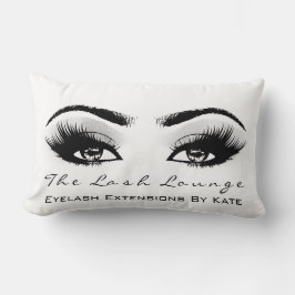 Almofada Lombar Cinza Silver Glitter Spa Makeup Lashes Beauty