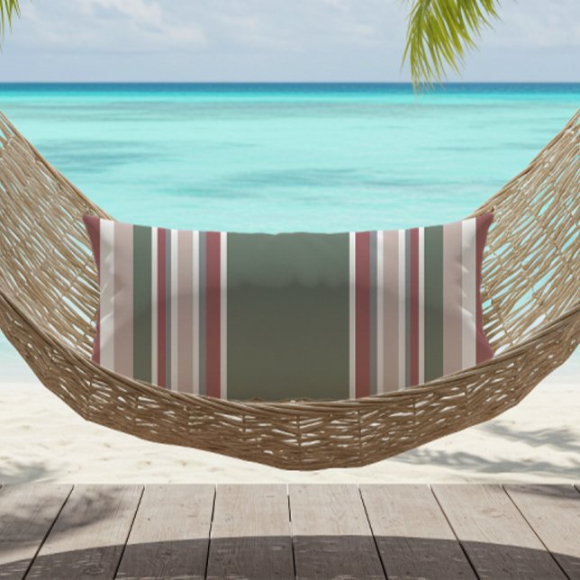 Almofada Lombar Cinza Verde Rosa de com enxaguamento fino moderno (Criador carregado)