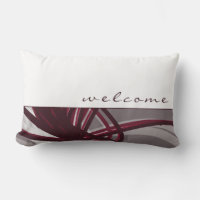 Cinzas e fitas Abstrato borgonhetas | Branco | Bem