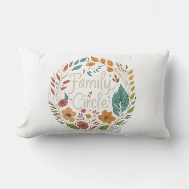 Almofada Lombar "Círculo familiar" (Frente)