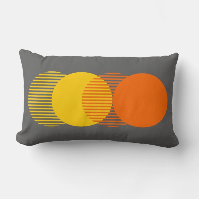 Almofada Lombar Círculos - Minimalista (Frente)