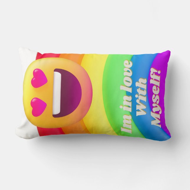 Almofada Lombar citações de ícones (Frente)