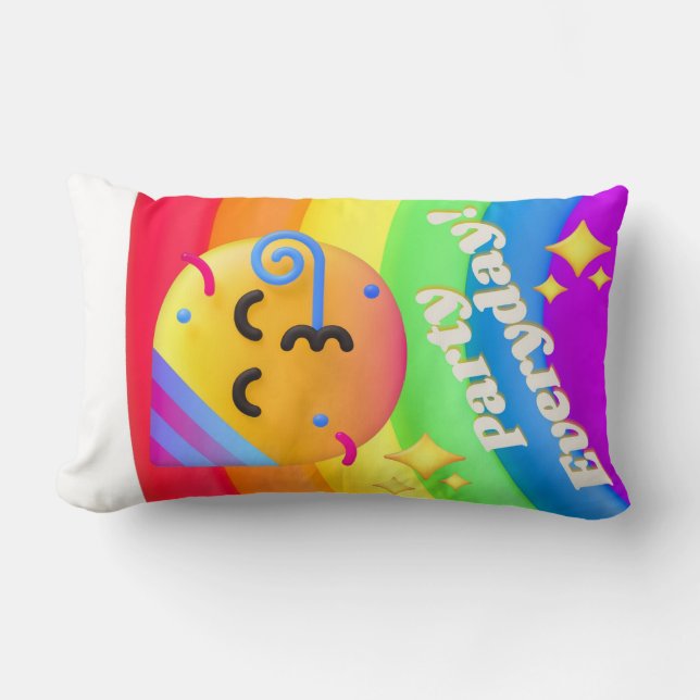 Almofada Lombar citações de ícones (Frente)