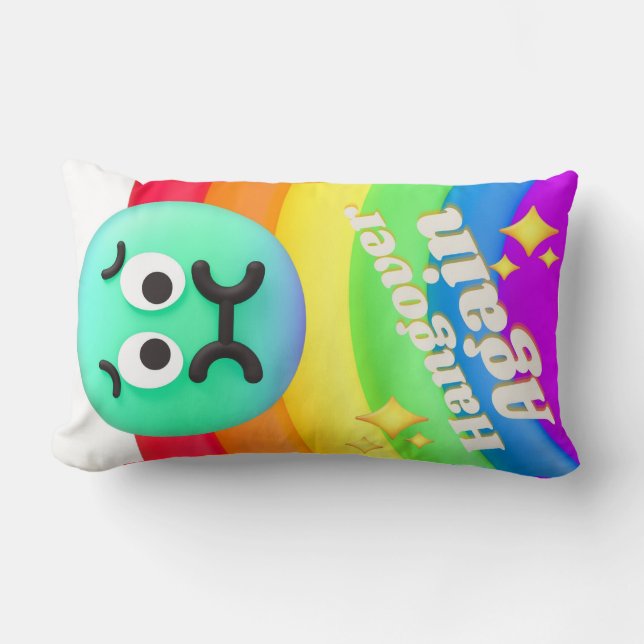 Almofada Lombar citações de ícones (Frente)