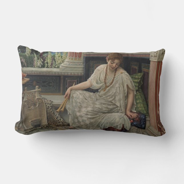 Almofada Lombar Clóe (por Edward Poynter) (Frente)