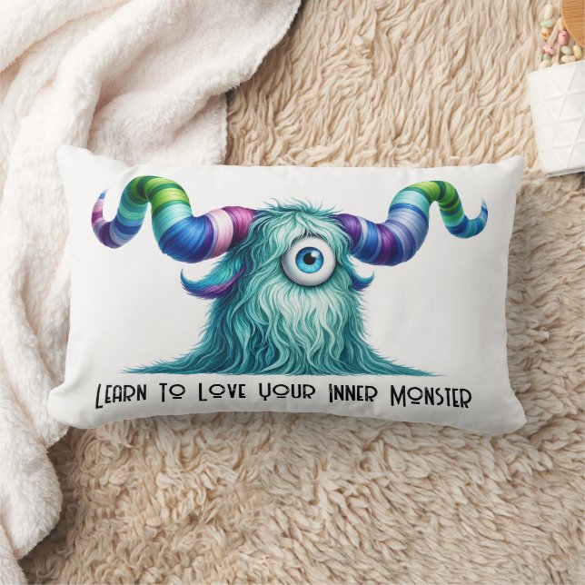 Almofada Lombar Clyde – O Monstro Curioso de Olhos Grandes (Cobertor)