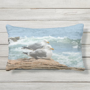 Almofada Lombar Coast Acadia Ocean Seagulls