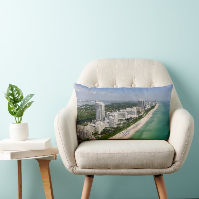 Almofada Lombar Coastline | Urban Beach, Miami, Florida (Cadeira)