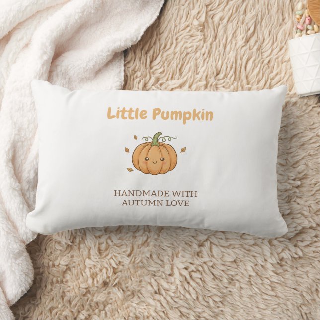 Almofada Lombar Cobertorzinho Personalizado Little Pumpkin para Be (Cobertor)