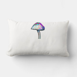 Almofada Lombar Cogumelo em cores psíquicas brancas do triquete