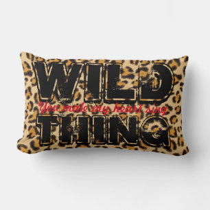 Almofada Lombar Coisa selvagem - impressão do leopardo