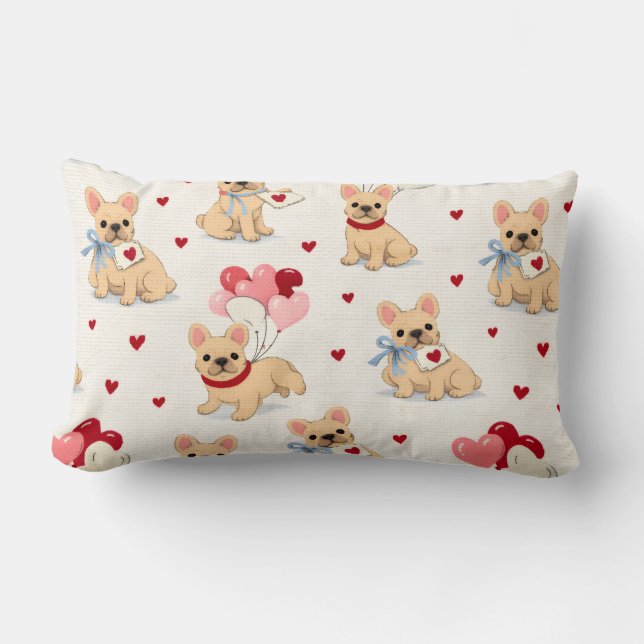 Almofada Lombar cojín cute mascotas (Frente)